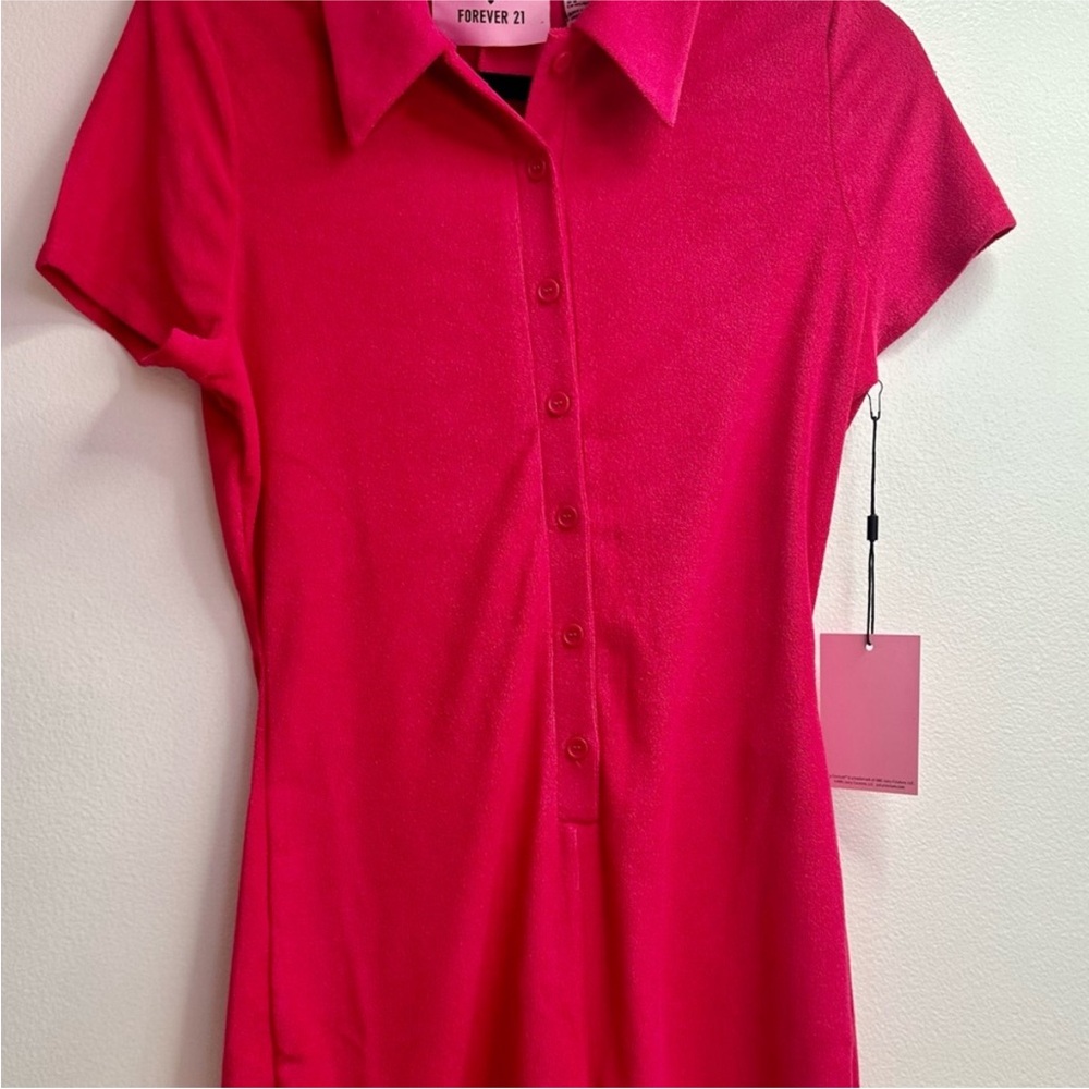 Juicy Couture x Forever 21 pink shorts romper - Picture 5 of 5